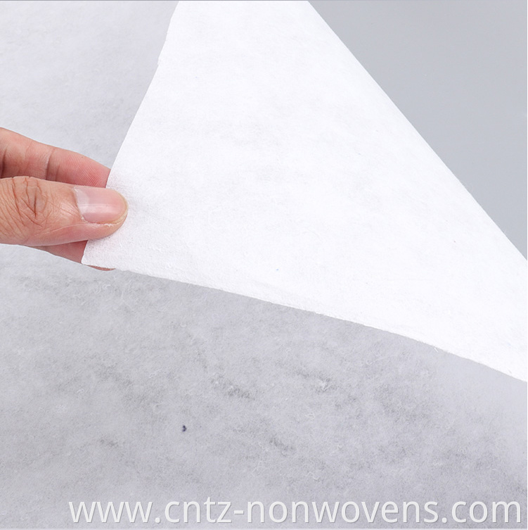 Two Side easy tearaway 100% cotton embroidery backing paper non woven interlining